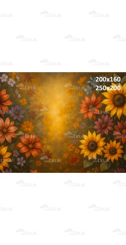 Tło fotograficzne Jesień, Kwiaty J_183